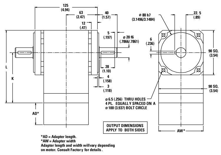 DTR90D-500 - DTR90D-500 KIT, Gearhead. | Thomson