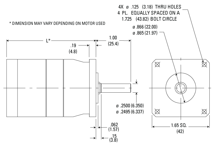 34-615551-H548 - NT17-005-P00-QMP-613, Gearhead. | Thomson