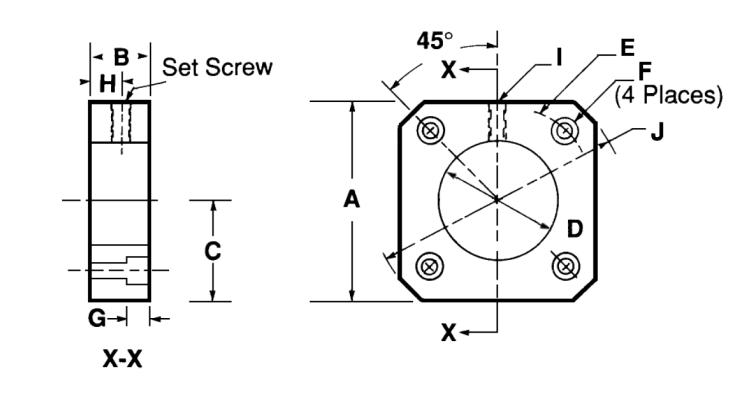 B20-HF - RADIAL BEARING SUPPORT HOUSING. | Thomson